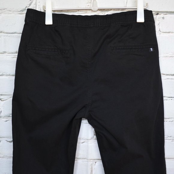 West 49 Black Waistband Cotton Pant Joggers - Picture 4 of 5